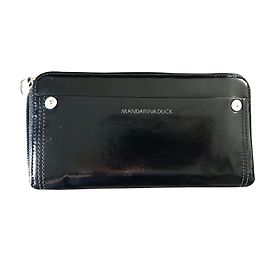 Autre Marque Portafoglio Mandarina DUCK Nero in Pelle Vernice