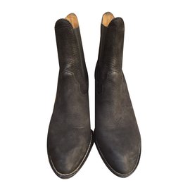 Chloé Stiefeletten aus schwarzem Wildleder