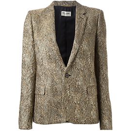 Magnífica chaqueta metálica Saint Laurent