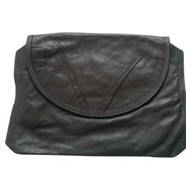 Pochette Vanessa Bruno in pelle marrone