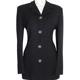 Chaqueta Gianni Versace Versus de lana negra