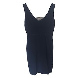 Paul Smith Black Paul Smith Navy Blue Silk Dress
