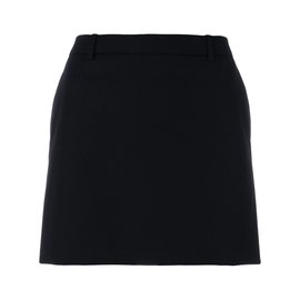 Minifalda de esmoquin negra de Saint Laurent