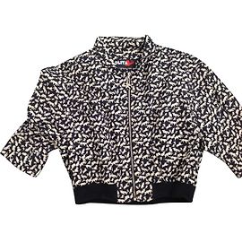 Lolita Lempicka Lolita Bis Jacke Schwarz Tierprint Baumwolle