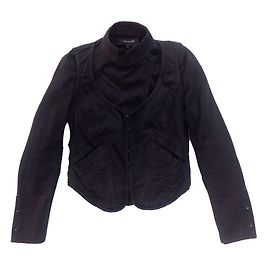 Isabel Marant Fencing Jacket Black Cotton Size 1