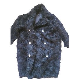 Abrigo oversize de mohair y algodón negro & Other Stories