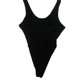 Autre Marque Body Dance France Negro Sin Tirantes de Algodón