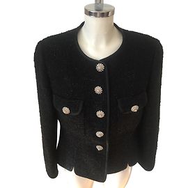 Georges Rech Jacke aus Wolle Schwarz 42FR