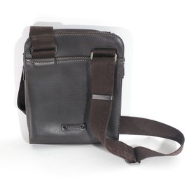 Borsa a tracolla Kenzo in pelle marrone