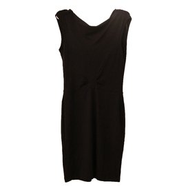 KOOKAÏ Ärmelloses Schwarzes Kleid aus Viskose
