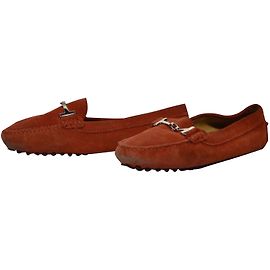 Mocassini Tod's in nubuck rosso 38
