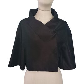 Zara Manteljacke Dunkelbraun