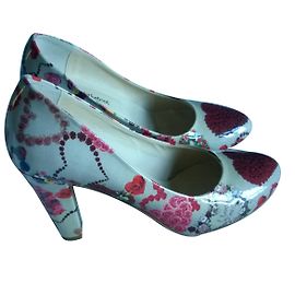 Autre Marque Lackleder Pumps mehrfarbig Gr 37FR