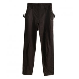 Pantalones de zanahoria Escada marrón algodón