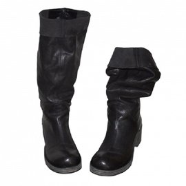 Botas Vic Matié de piel negra
