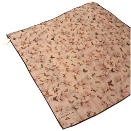 Stola Givenchy in seta con stampa farfalla bianca