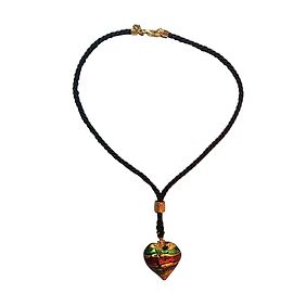 Autre Marque Collana con pendente Antica Murrina in vetro multicolore