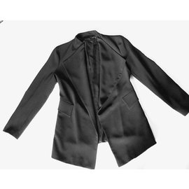 Zara Spencer Jacke Schwarz Polyamid