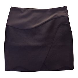 Gonna The Kooples in lana e lino blu navy Taglia 36