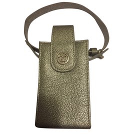 Chanel Mini Pochette in Pelle Argentata