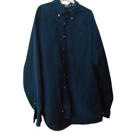 Saint James Herrenhemd aus Baumwolle Marineblau XXL