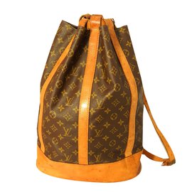Louis Vuitton Randonnée Borsa da viaggio Monogram Marrone