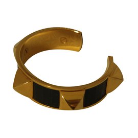 Hermès Collier de Chien bracelet navy blue lizard leather