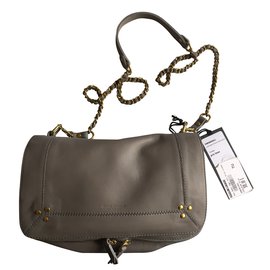Borsa Jerome Dreyfuss Bobi in pelle grigia