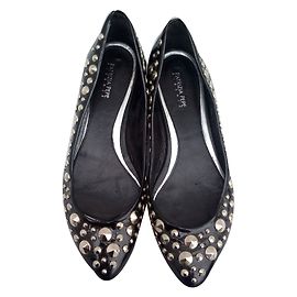 Patrizia Pepe Ballerinas aus schwarzem Lackleder