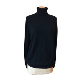 Weekend Max Mara Rollkragenpullover aus schwarzem Kaschmir