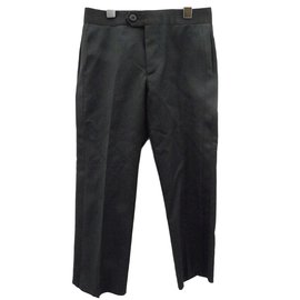 Burberry Pantaloni Sartoriali Bambino Nero in Lana Taglia 4 Anni