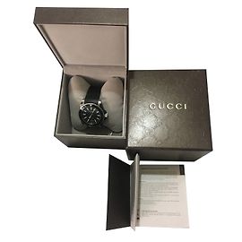 Gucci Dive 7105710 Black Rubber Men's Watch