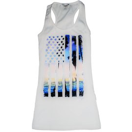 Canotta Guess Bianca in Cotone S