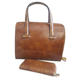Borsa Cartier Cognac in vernice