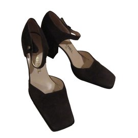 Chanel Pumps Wildleder Braun 37.5