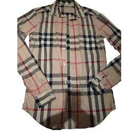 Burberry Cotton Shirt Beige Size 34