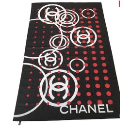 Chanel Pareo Black Cotton