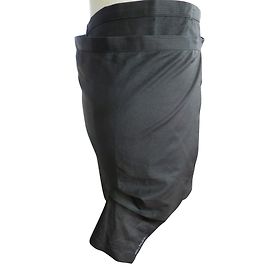 Gonna Cop Copine nera in viscosa taglia 38