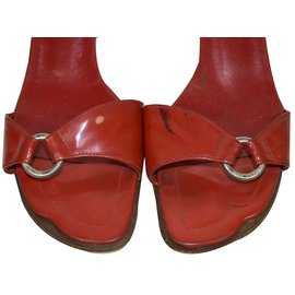 Mule con tacco Free Lance in vernice rossa Taglia 37.5