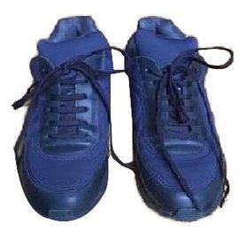 Chanel Turnschuhe Blau Neopren