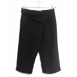 Pantaloncini in crepe neri Jil Sander