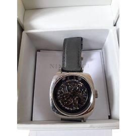 Reloj Nina Ricci Automático Esqueleto Acero Verde