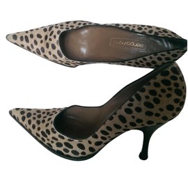 Sergio Rossi Pumps Leopard Print Exotisches Leder