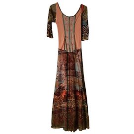 Autre Marque Save the Queen Korsett Kleid Multicolore Viscose