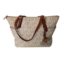 Borsa Michael Kors Signature Beige