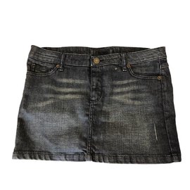 Falda vaquera azul Maje Talla 27US