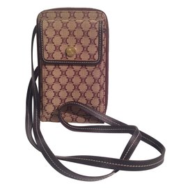 Céline Clutch aus Stoff Mehrfarbig