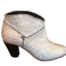 Stivali Maje in pelle bianca 39