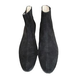 Botas Meringa Salvatore Ferragamo en piel negra