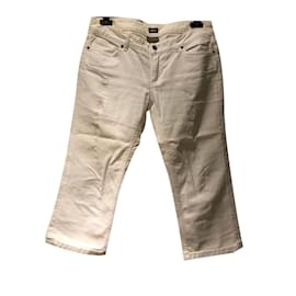 Short Jeans Dolce & Gabbana color Eggshell de algodón
